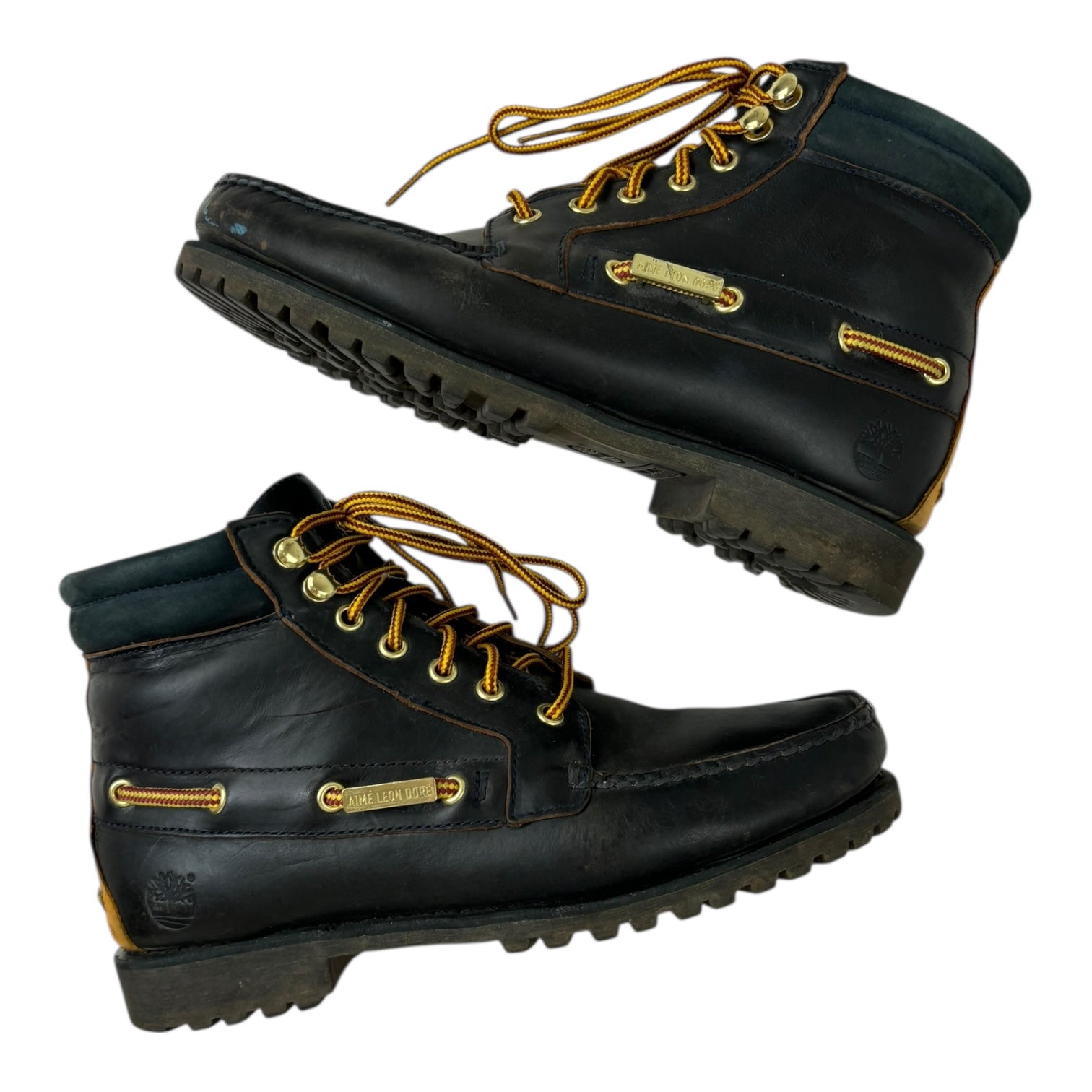 Aimee Leon Dore x Timberland 7 Eye Lug Sole Boot Navy (Used)