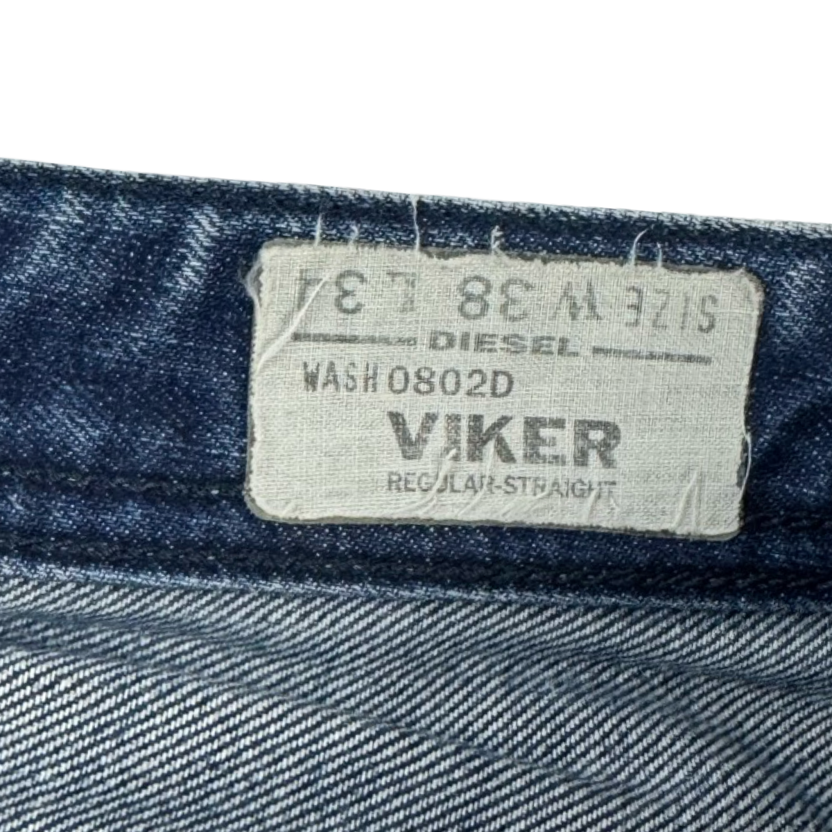Vintage Diesel Viker Denim Bottoms Blue Wash