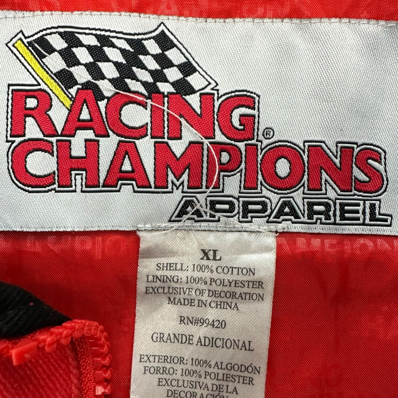 Vintage NASCAR Dodge Motorsports Jacket Red/Black