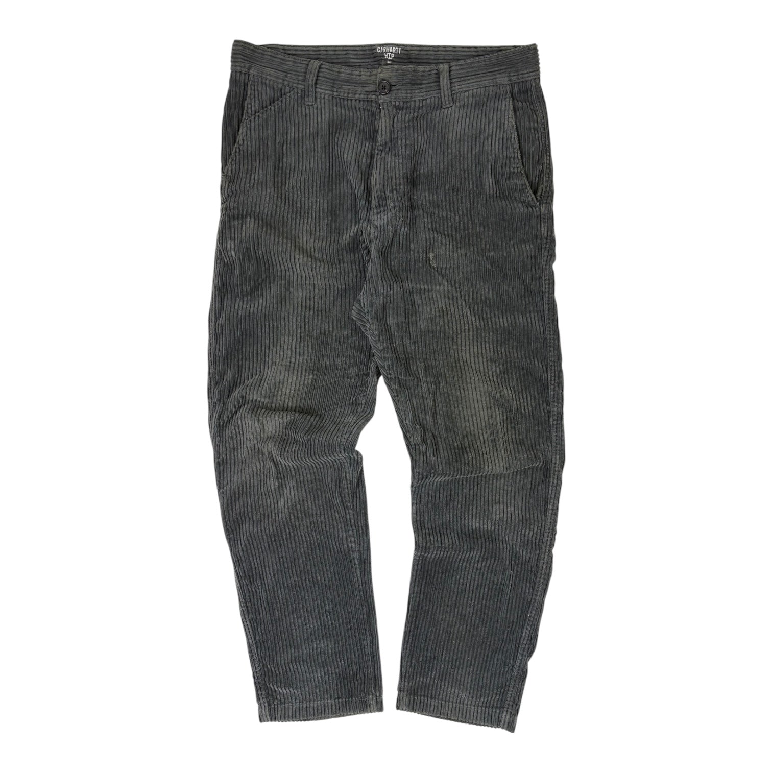Carhartt WIP Menson Corduroy Pants Grey