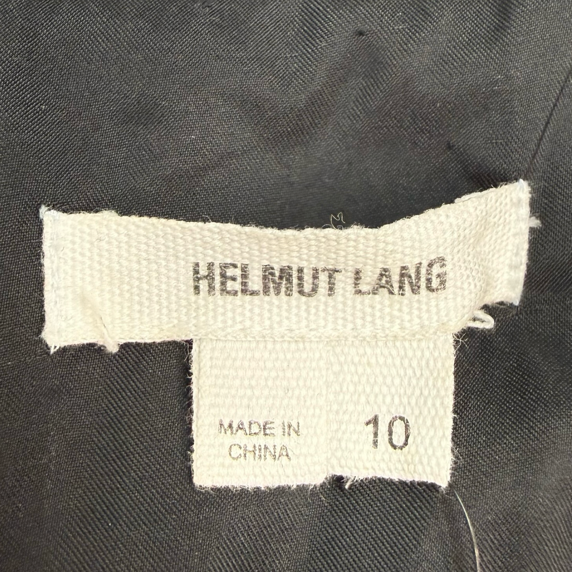 (W) Helmut Lang Gala Dress Black