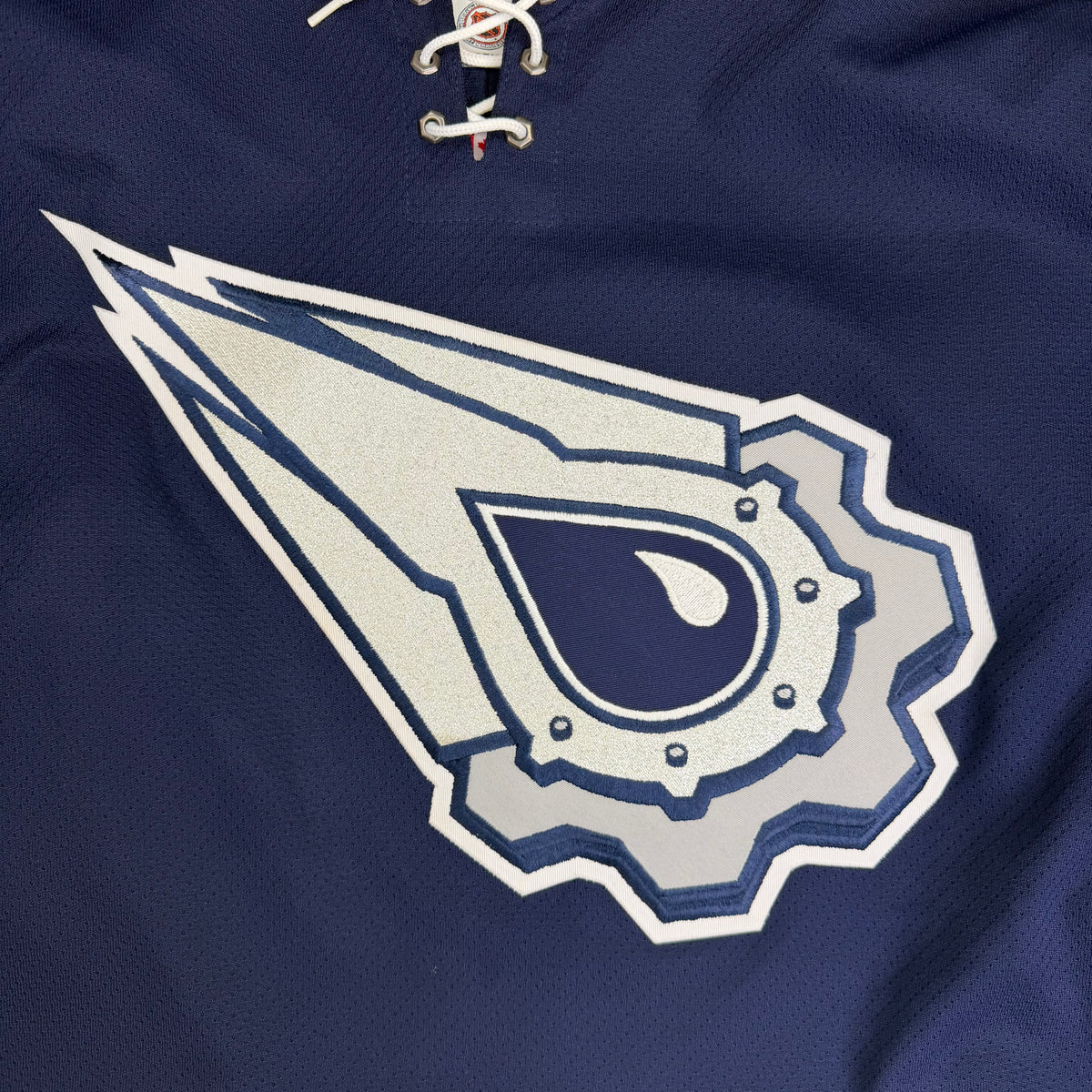 Vintage Edmonton Oilers Oil Drop Mike Greene Jersey Navy