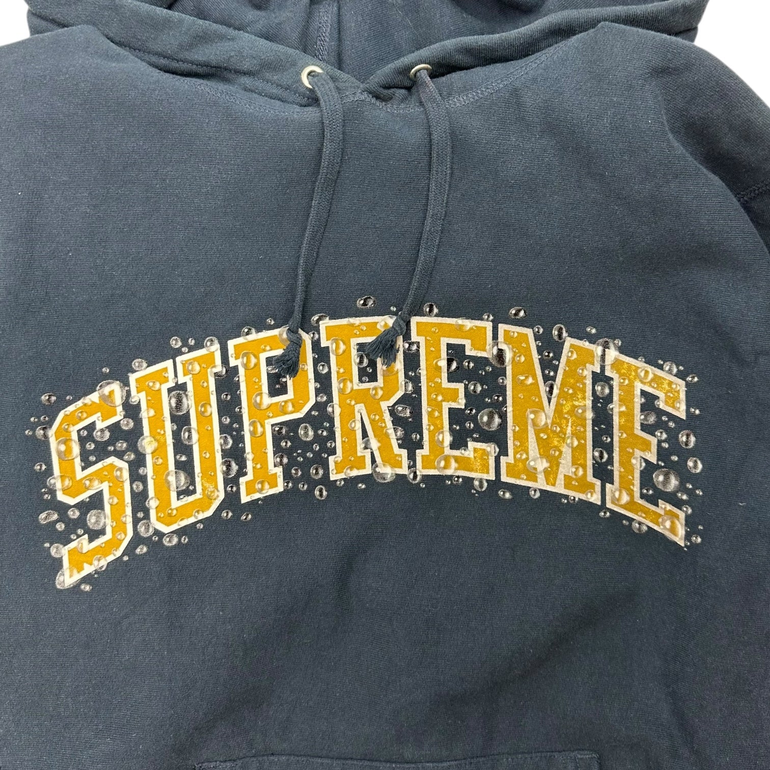 Supreme Water Arc Hooded Sweatshirt Navy