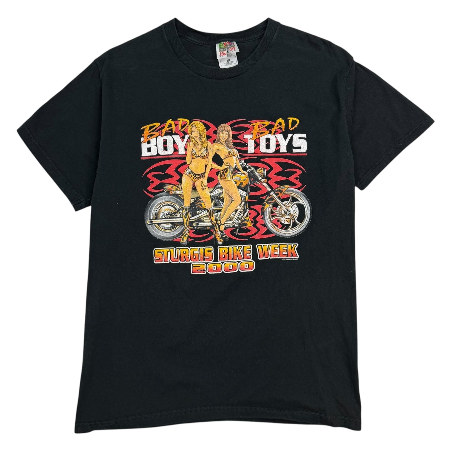 2000 Sturgis Bike Rally ‘Bad Boys Bad Toys’ Tee Black