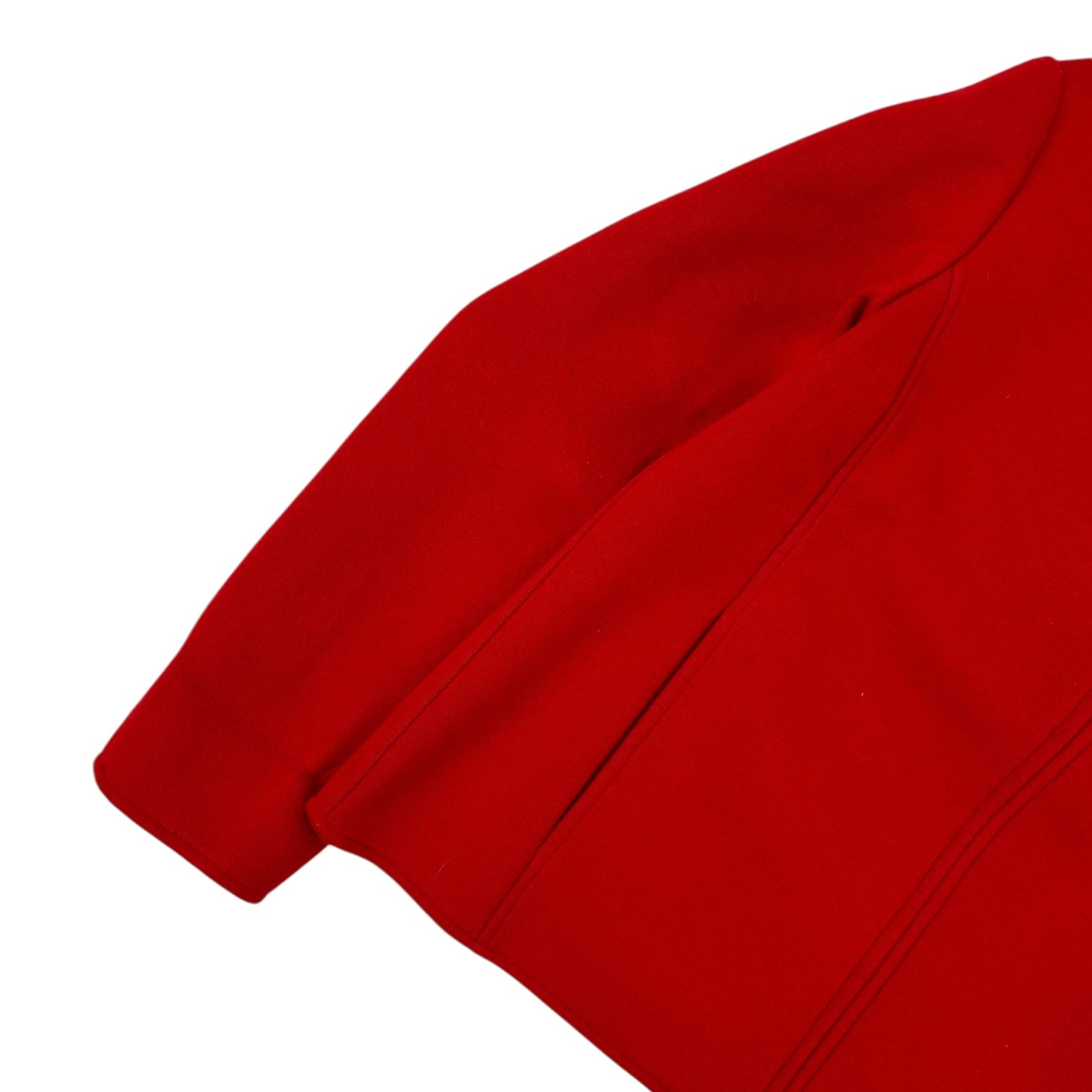 Burberry Women’s Wool Zip-Up Jacket Red