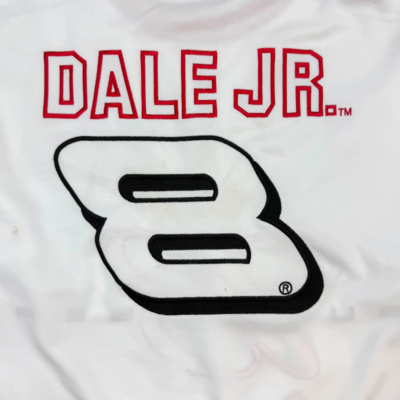 Vintage Budweiser Dale Earnhardt Jr L/S Jersey White/Red