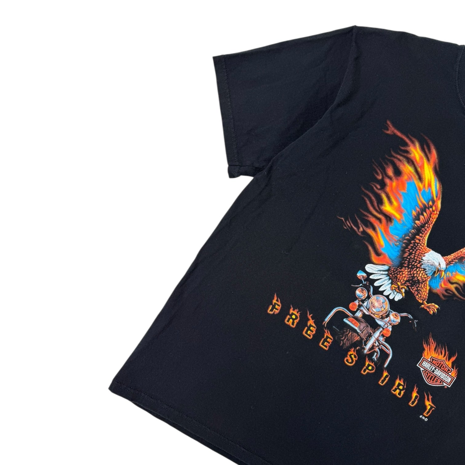 Vintage Harley Davidson Free Spirit Cancun Mexico T-Shirt Black