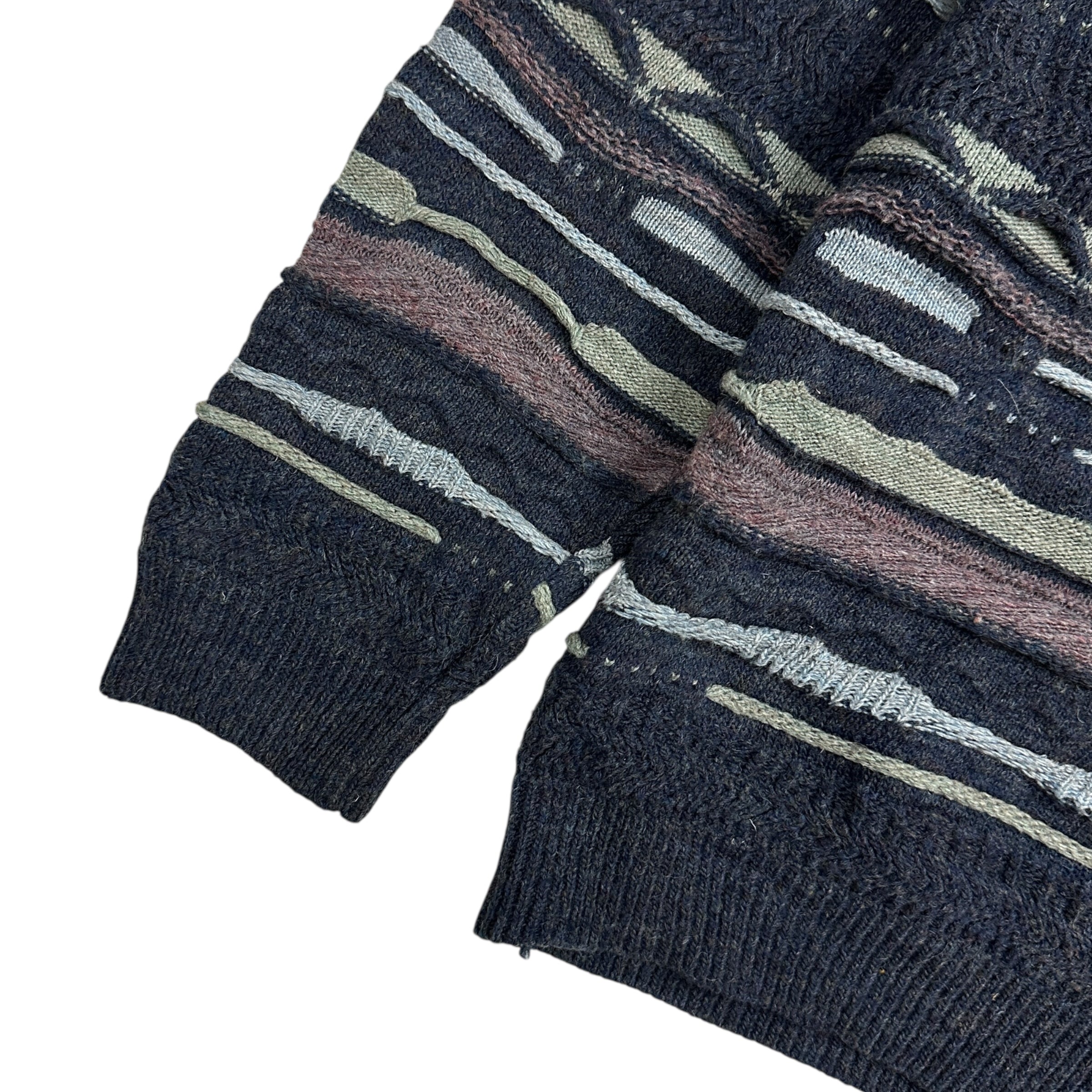 Vintage Laurent Cerrer 3D Knit Cardigan