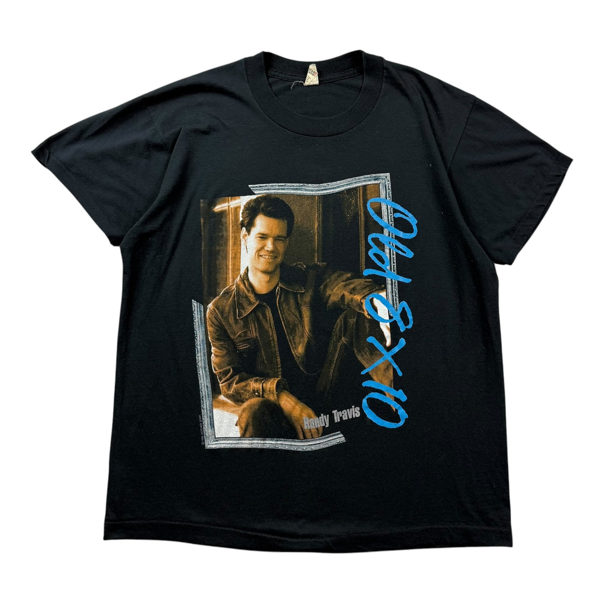 Vintage Randy Travis Canadian Summer Tour Tee Black