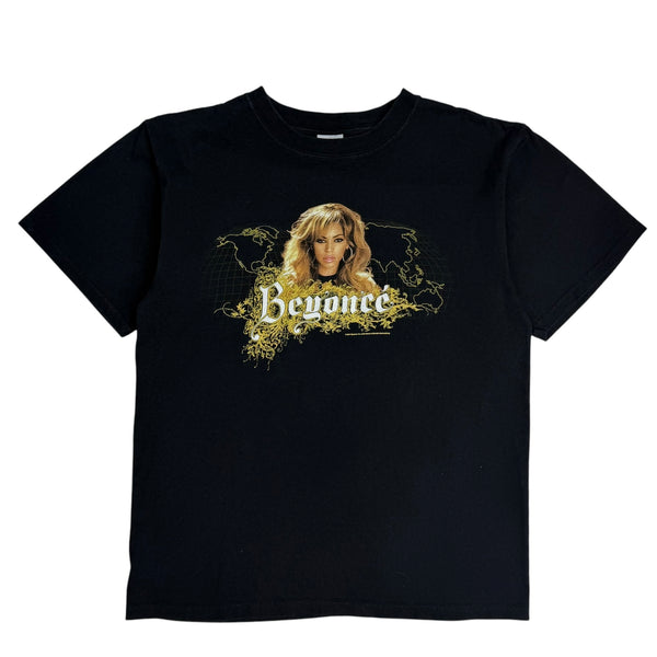 (W) 2007 Beyonce The Beyonce Experience World Tour Tee Black