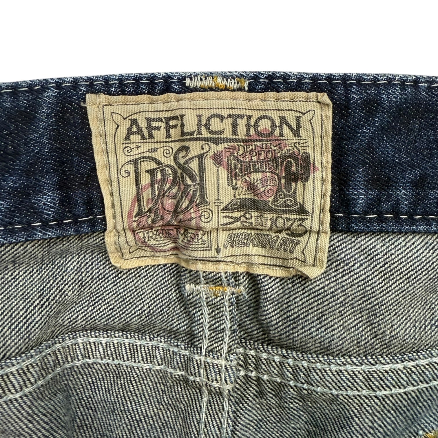 Vintage Y2K Affliction Denim Pants Medium Wash