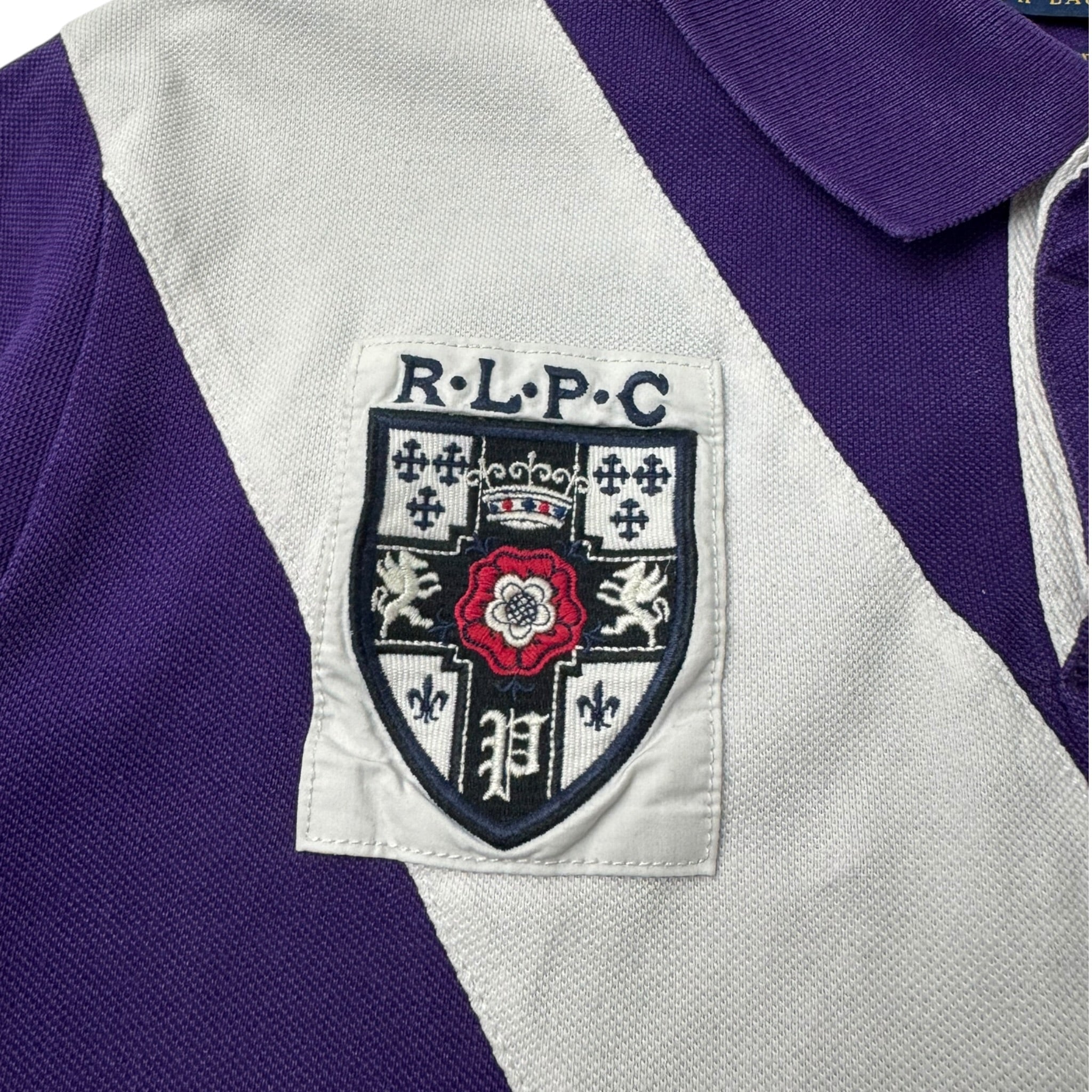 Polo Ralph Lauren Big Pony Stadium Shirt Purple/White