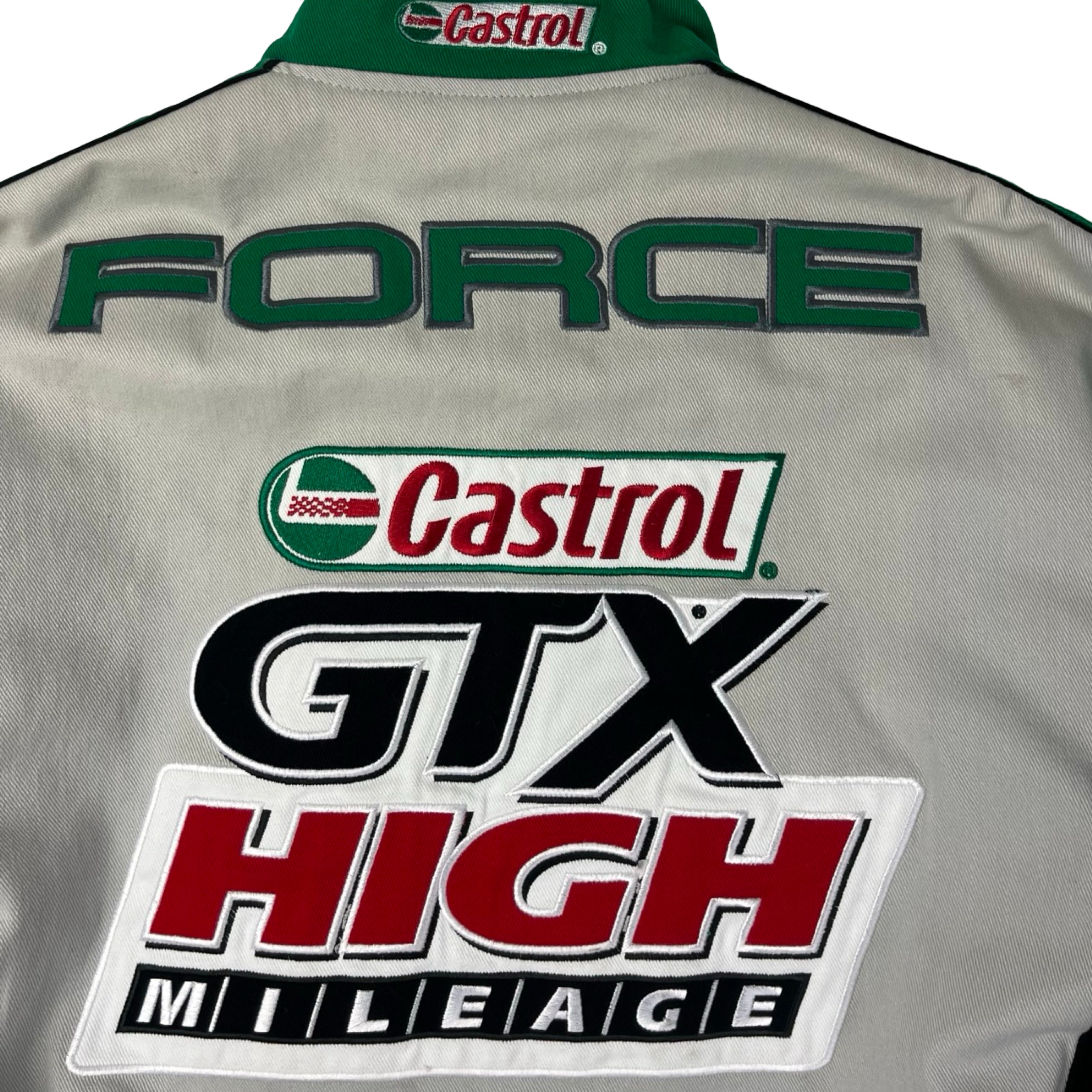 Vintage Castrol GTX John Force Nascar Racing Jacket