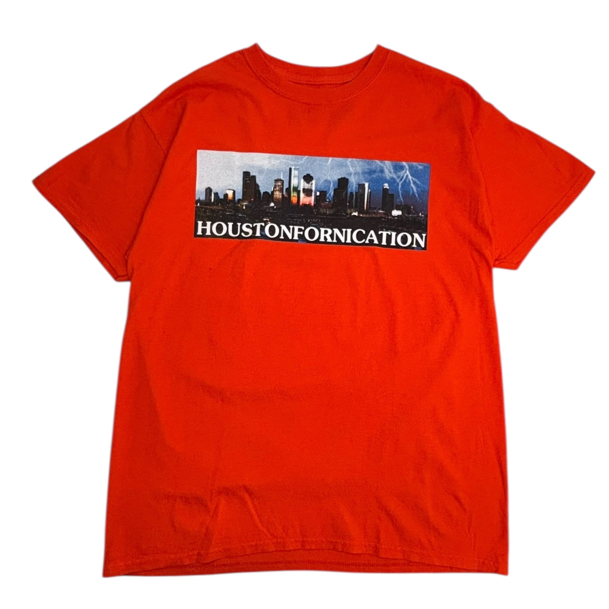 Travis Scott Astroworld Houston Exclusive T-Shirt Orange