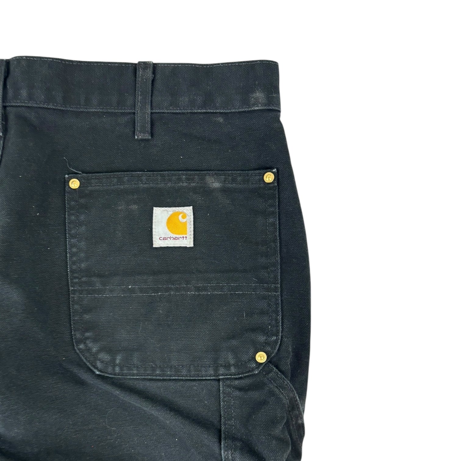 Vintage Carhartt Double Knee Carpenter Pants Black