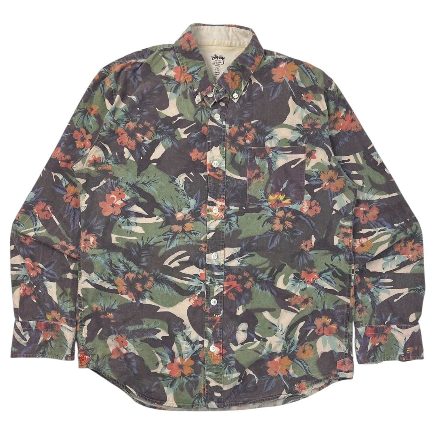 Stussy Floral Button Up Shirt