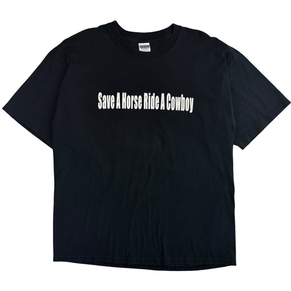 Vintage “Save A Horse Ride A Cowboy” Big and Rich T-Shirt Black