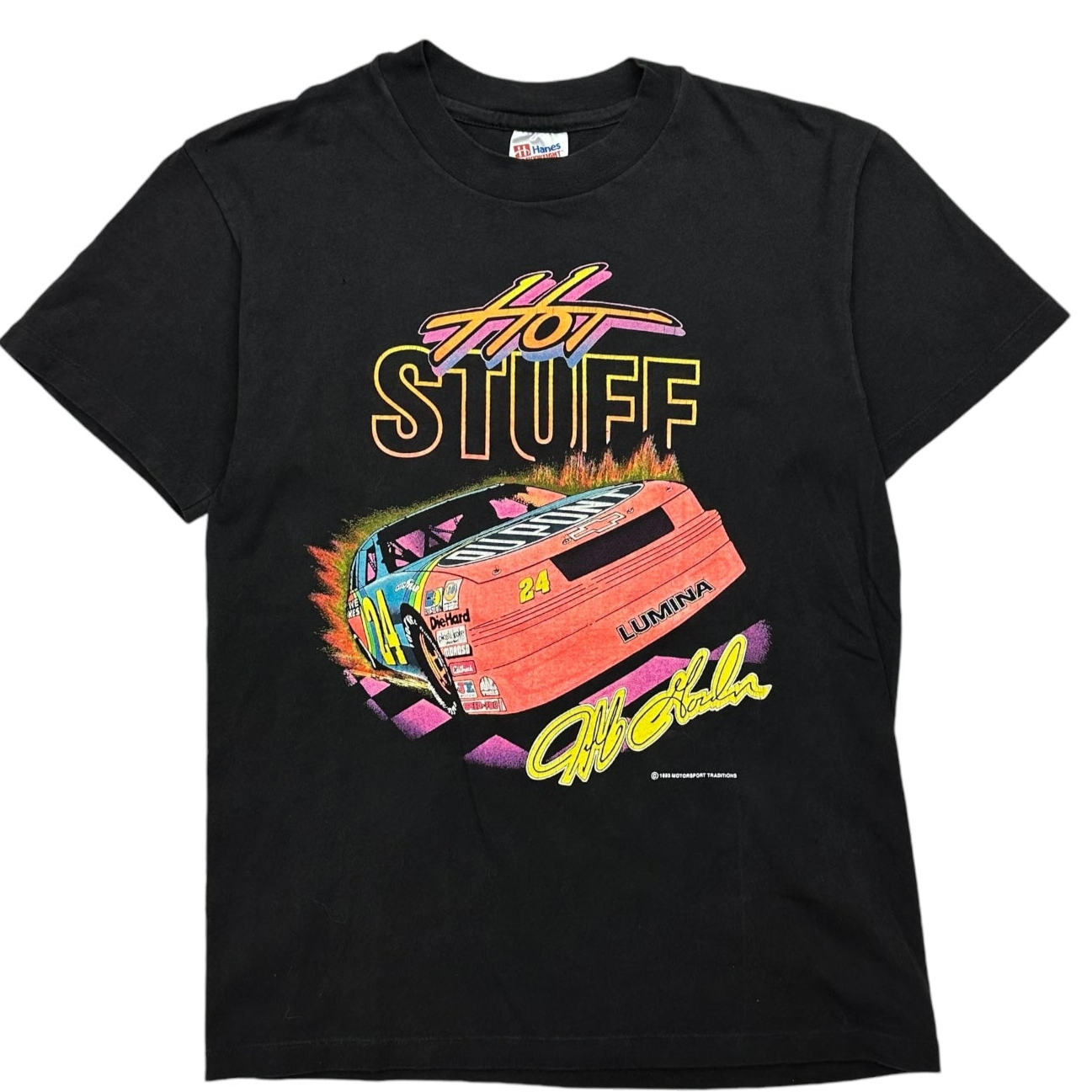 1992 NASCAR Jeff Gordon ‘Hot Stuff’ Tee Black