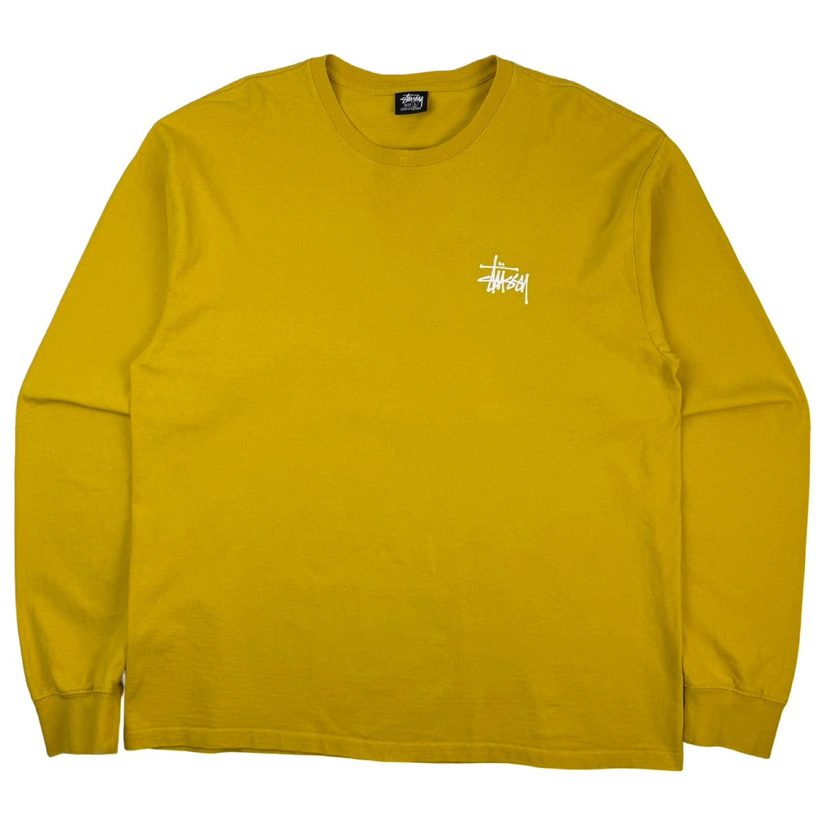 Stüssy Basic L/S T-Shirt Honey Yellow