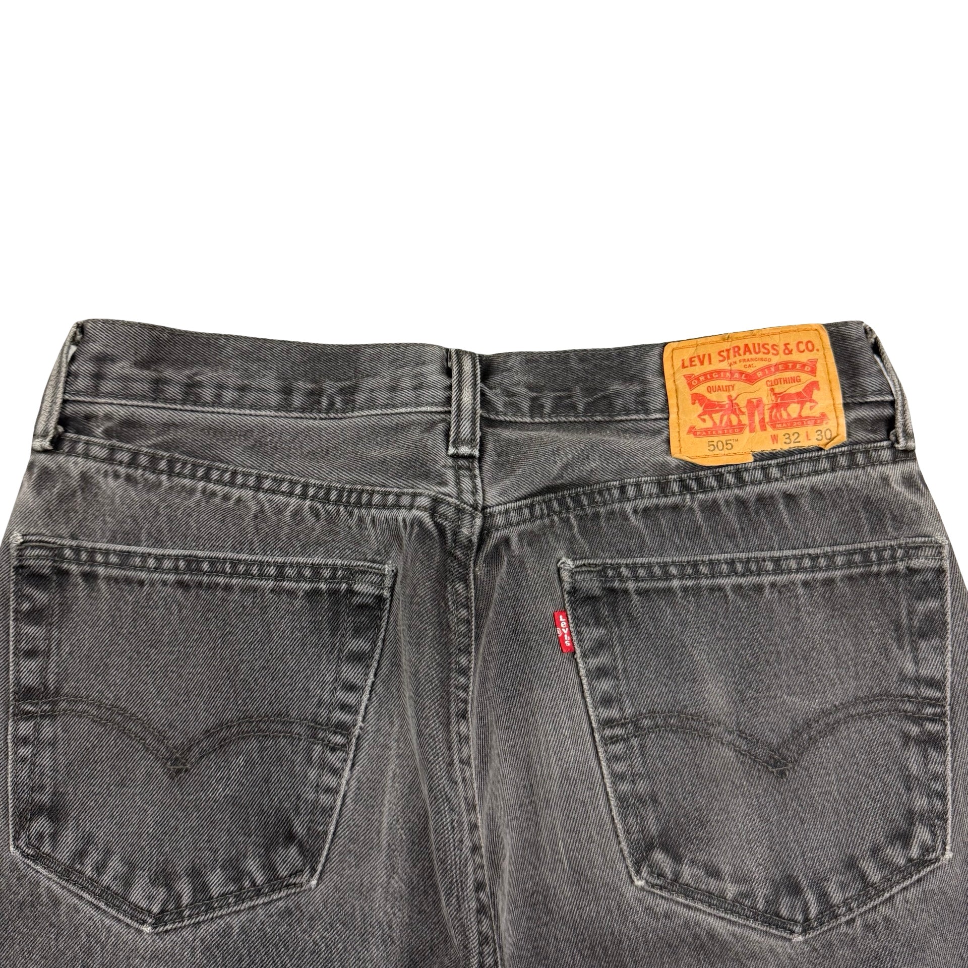 Vintage Levi’s 505 Distressed Denim Jeans Black