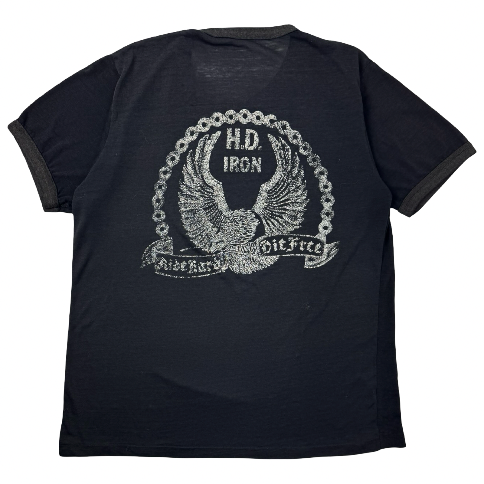 Vintage Faded Harley Davidson Paper-Thin Eagle T-Shirt