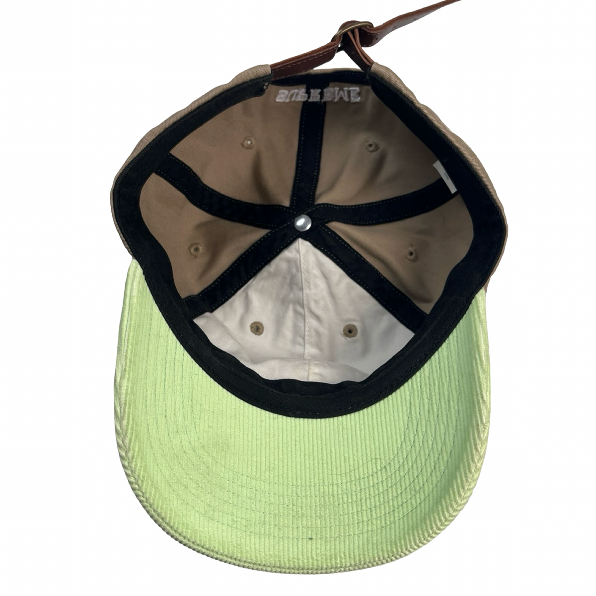 Supreme 2-Tone S Logo 6-Panel Tan
