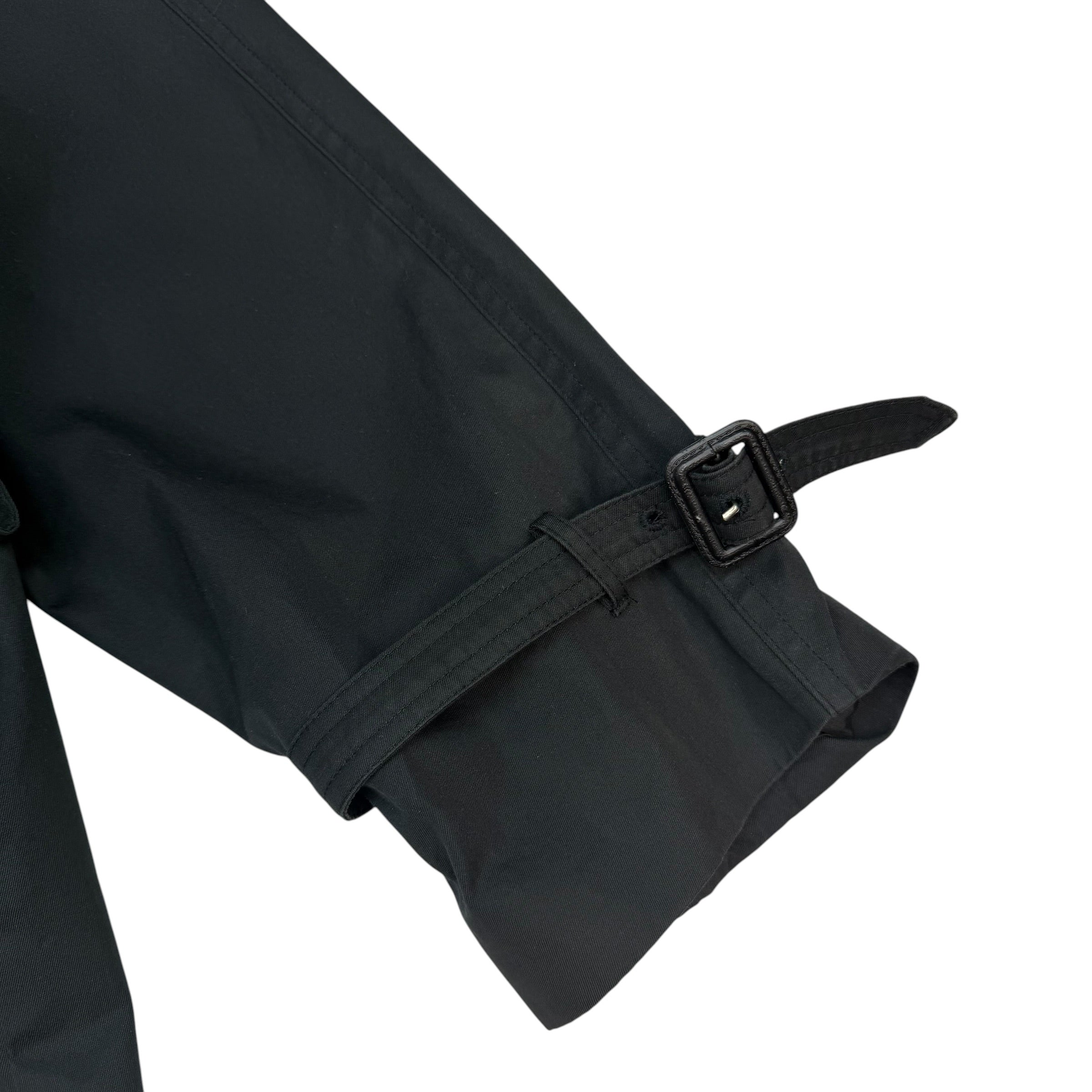 Vintage Yves Saint Laurent Trench Coat Black