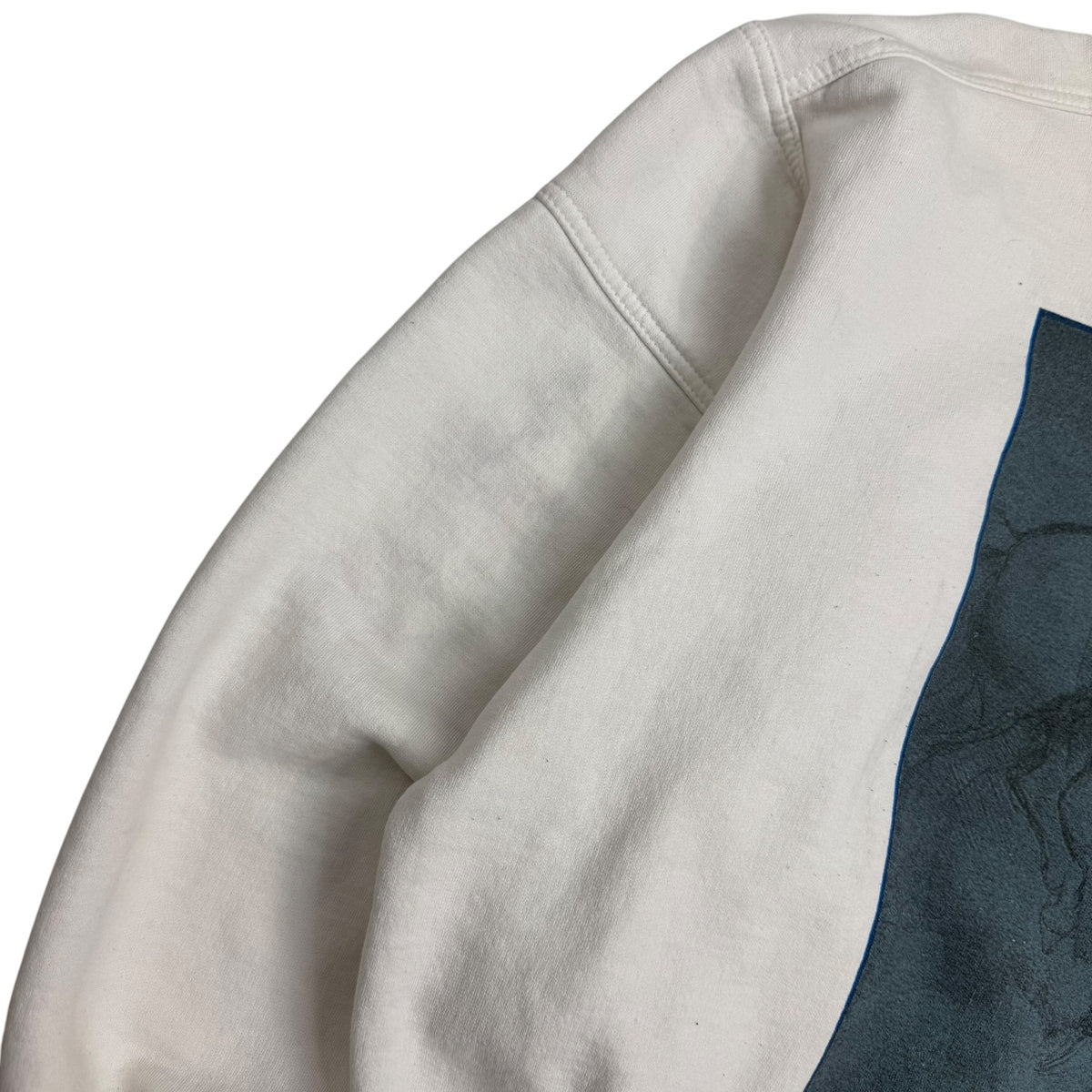 Vintage DaVinci Off The Stalls Designs Horse Crewneck White