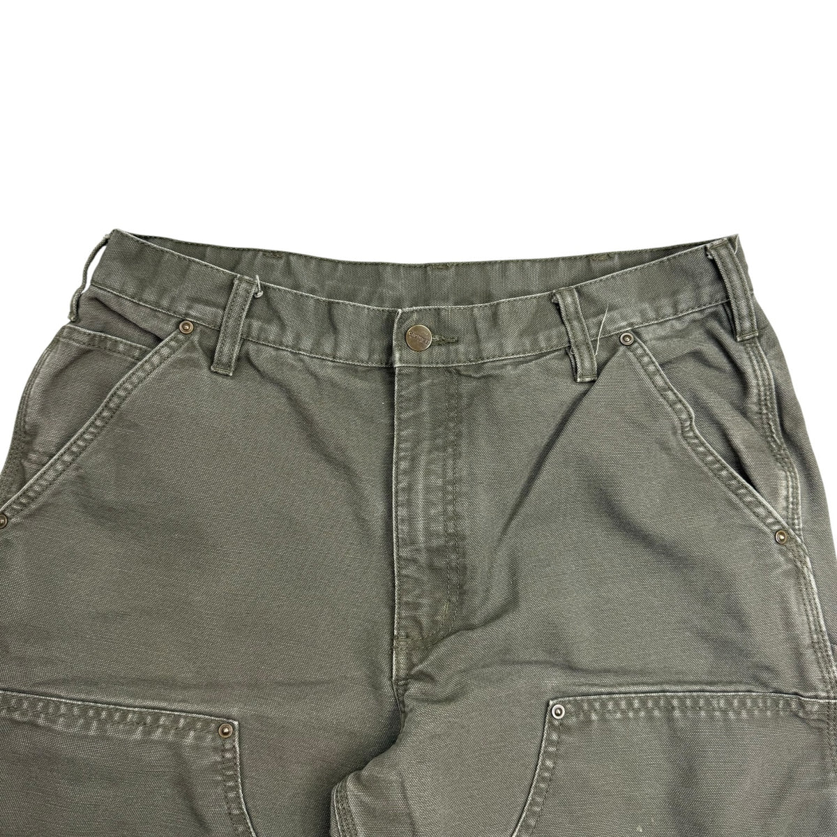 Vintage Carhartt Double Knee Pants Moss Green
