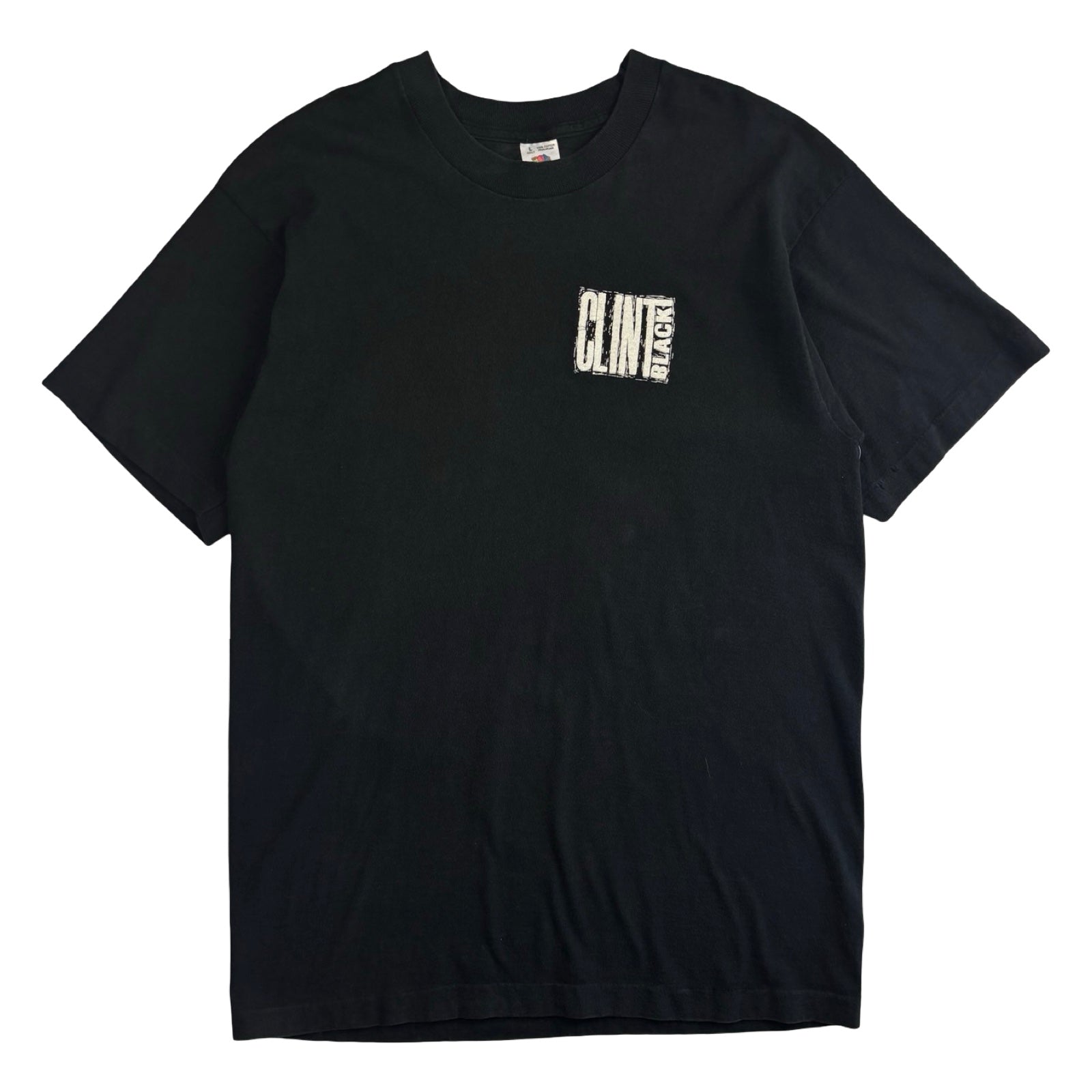 1996 Clint Black Portrait T-Shirt Black