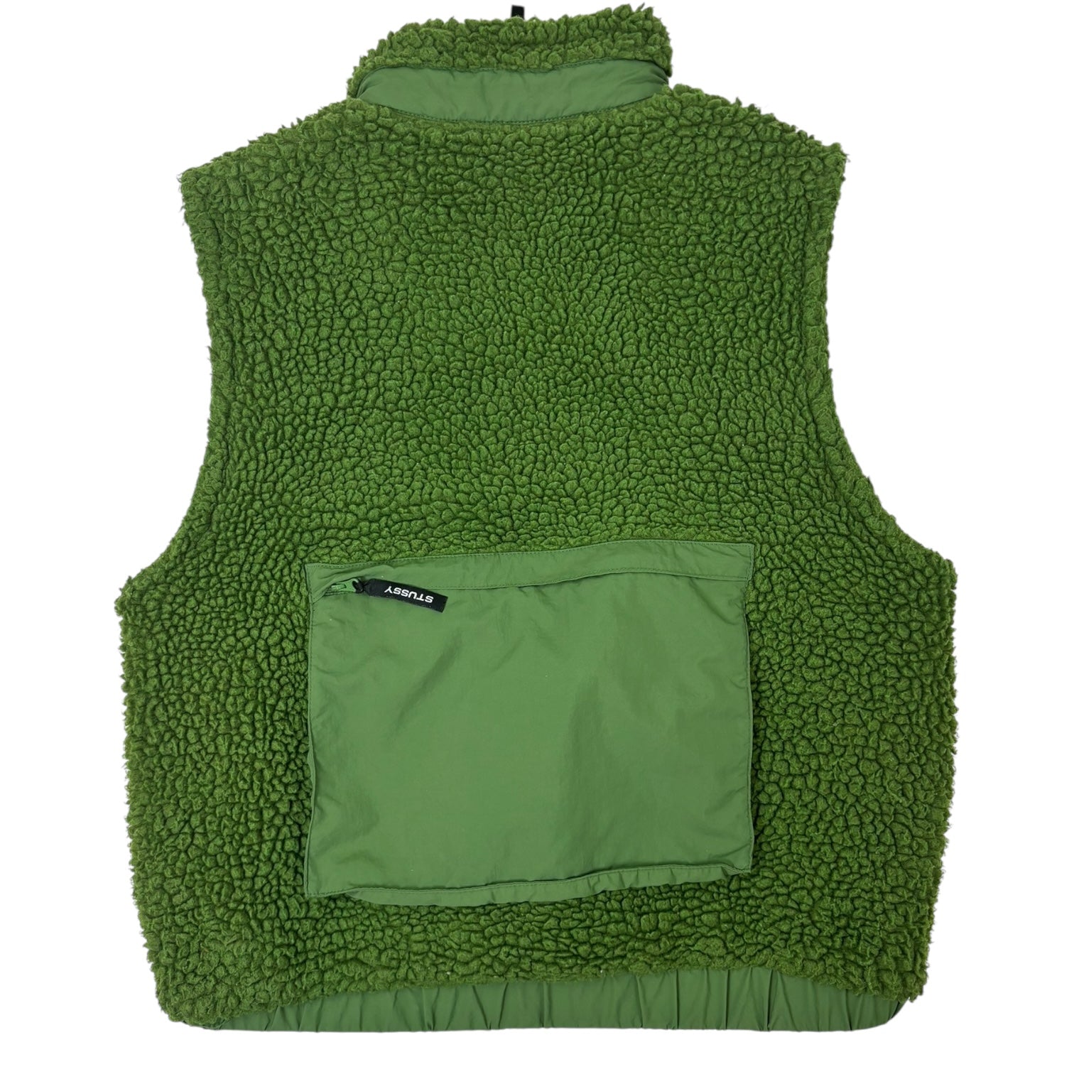 Stussy Convertible Sherpa Jacket Green