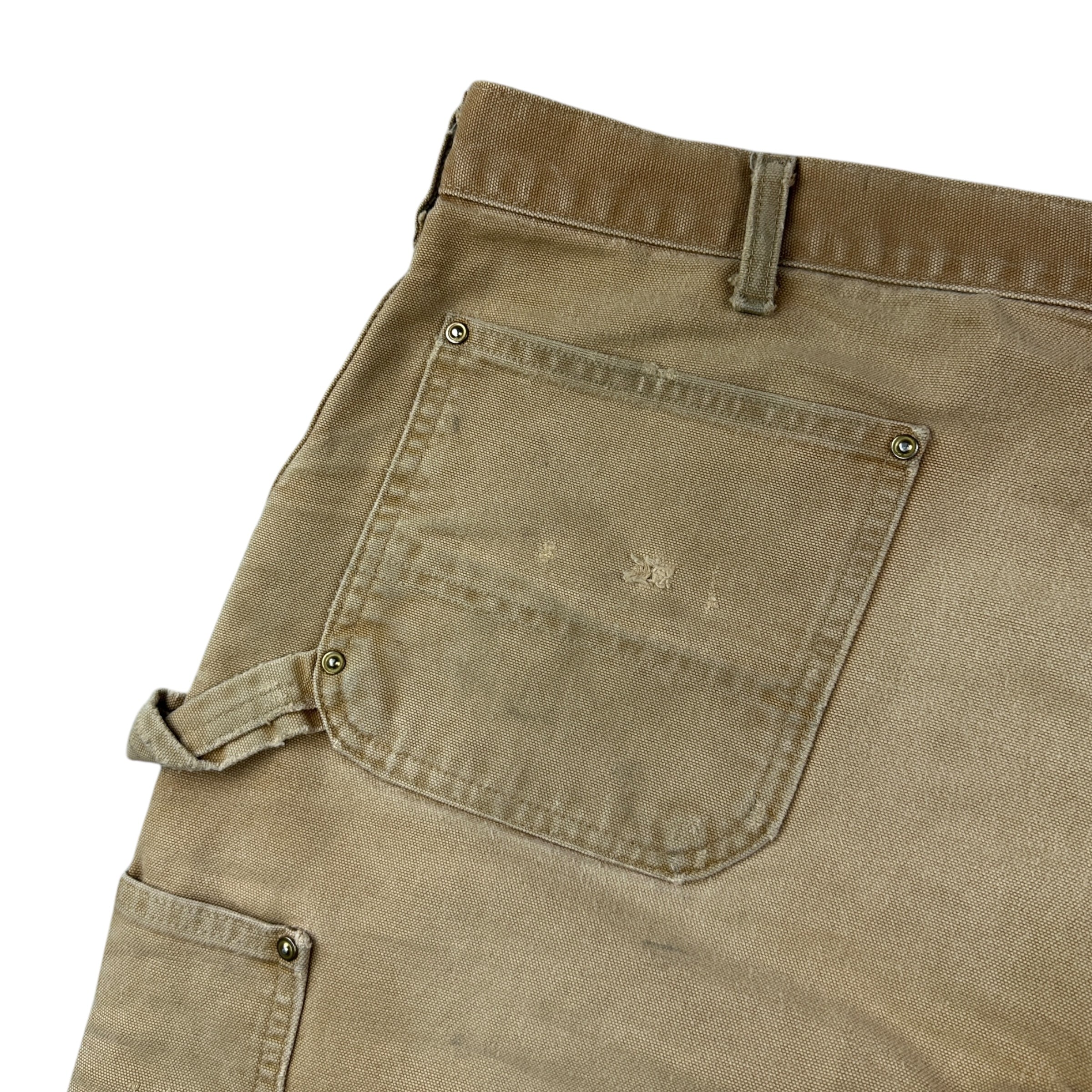 Vintage Carhartt Double Knees Pants Tan