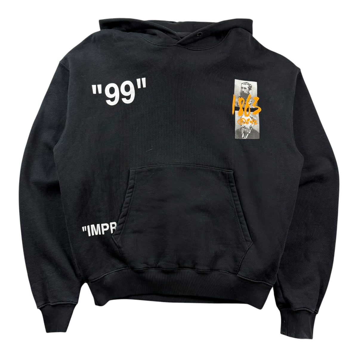 Off-White Impressionism Hoodie Black