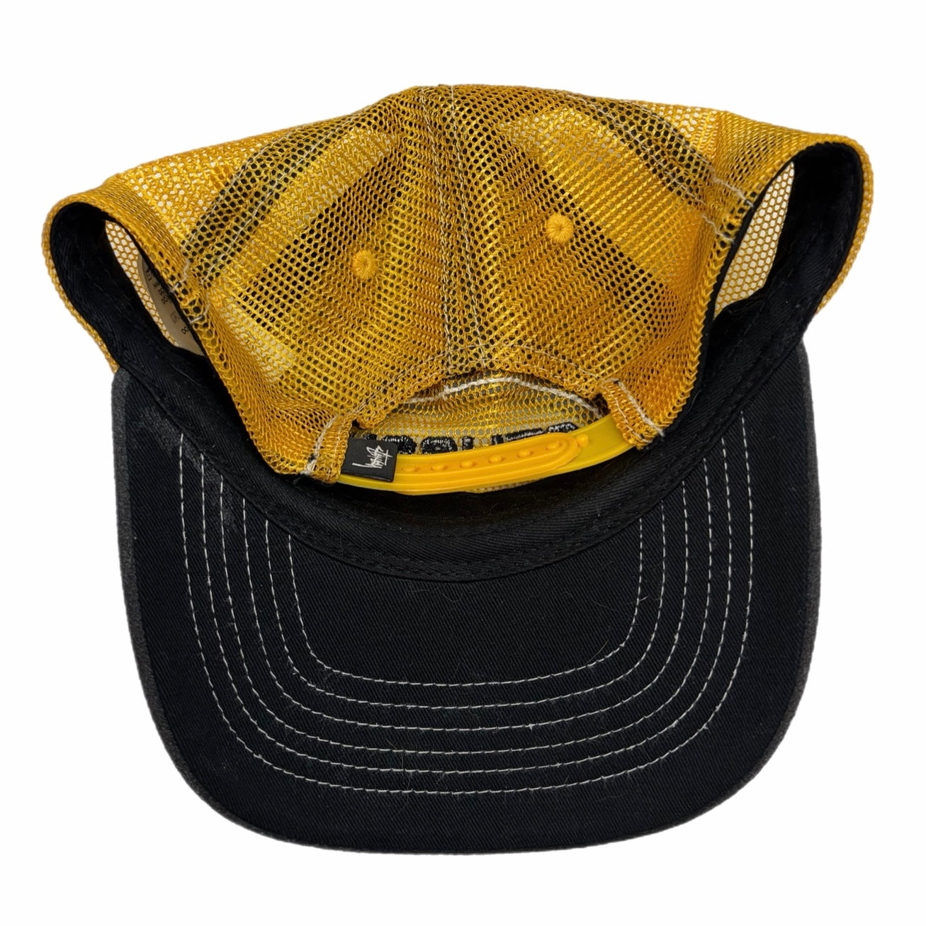 Stussy Low Pro Cut-Out Leather Mesh Trucker Hat