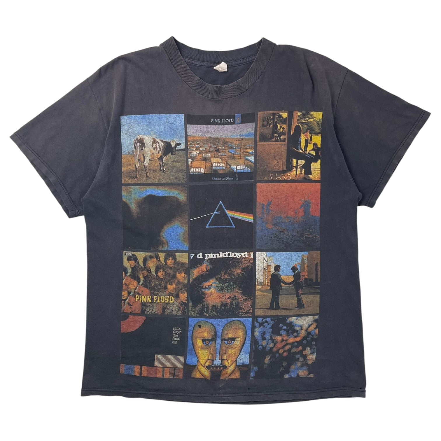 Vintage Pink Floyd Album Art Portrait Collage T-Shirt