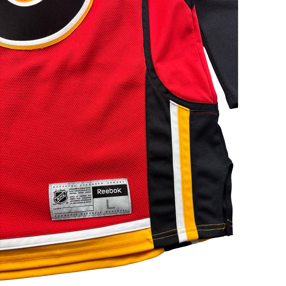Vintage Reebok Calgary Flames Paul Byron NHL Home Jersey