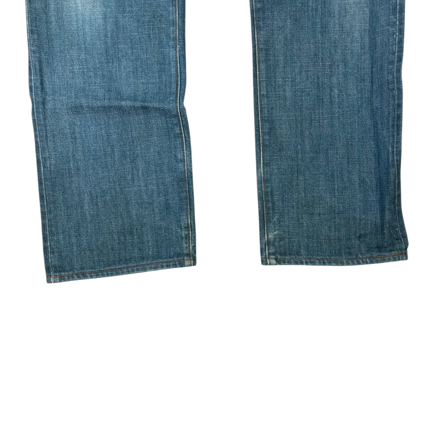 Evisu Labor Buckle-Back Straight Leg Jean Medium Wash