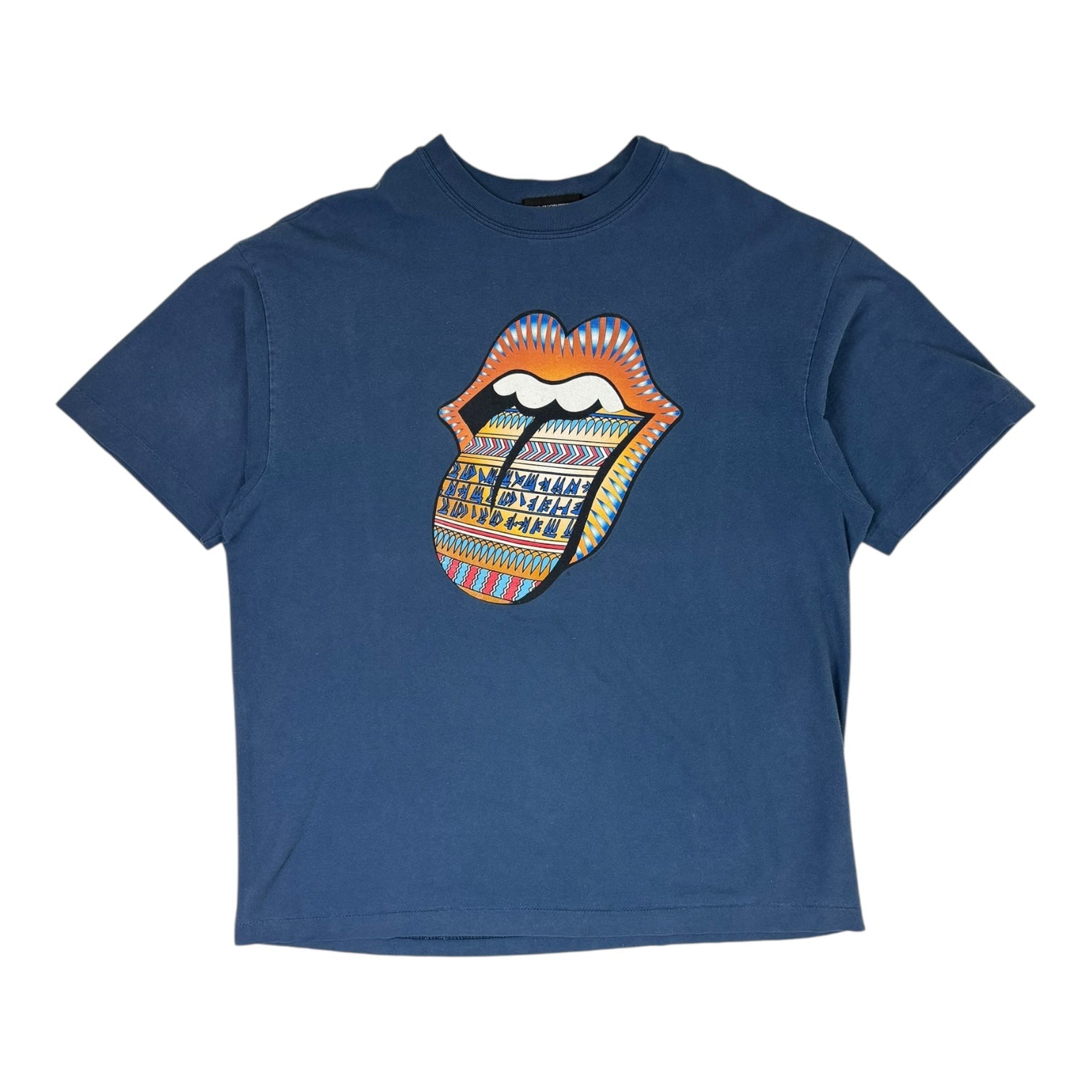 Vintage 1997 Rolling Stones “Bridges To Babylon” Tour T-Shirt Blue