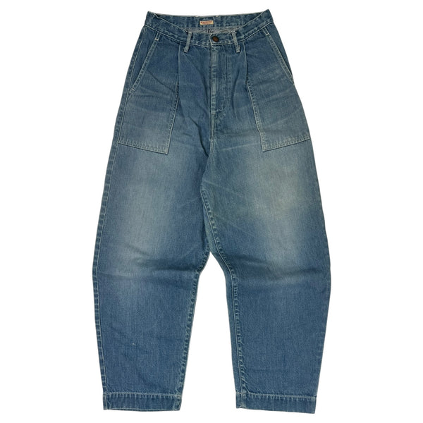 Kapital 11.5Oz Denim High Waist Monroe Dakota Pants