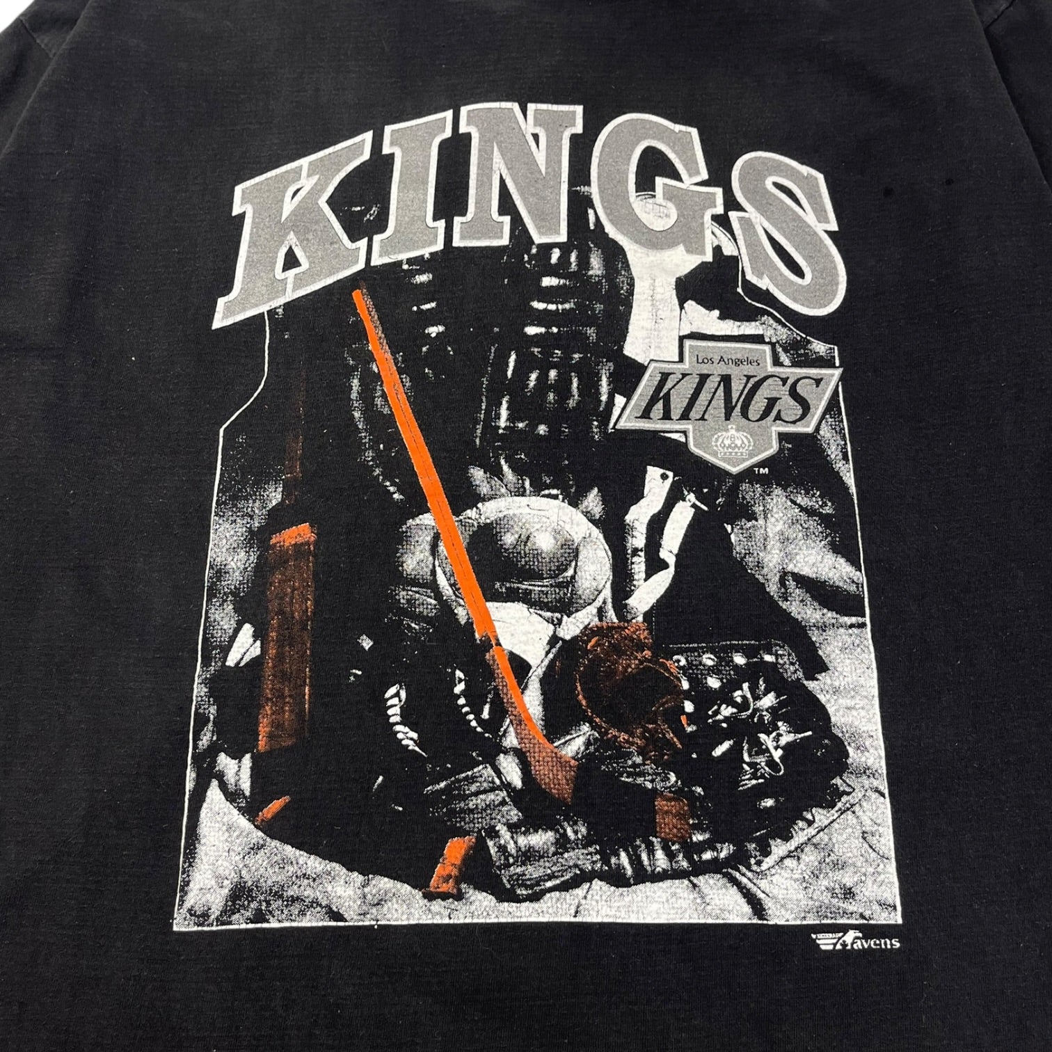 Vintage Los Angelos Kings T-Shirt Washed Black