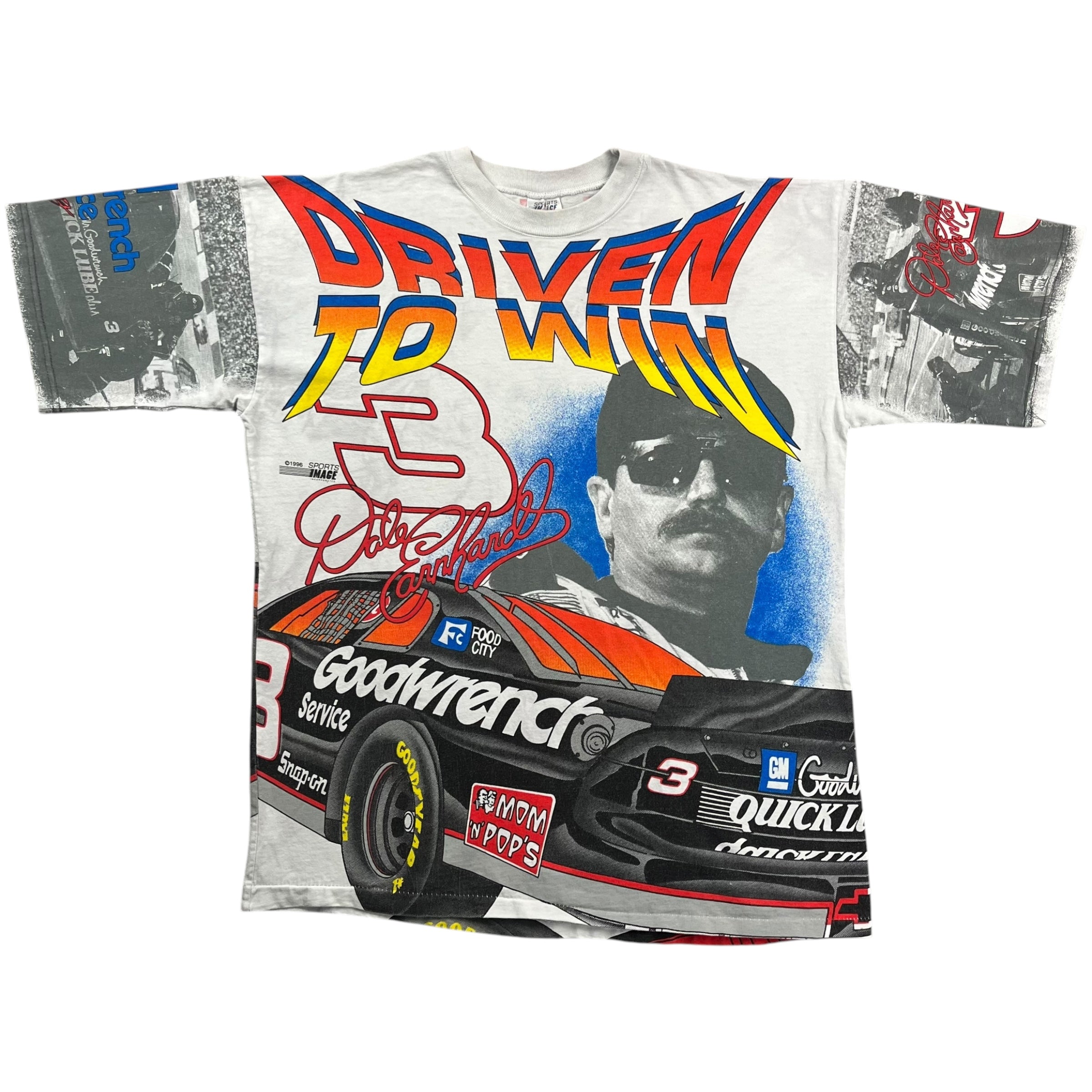 1996 Dale Earnhardt Jr. Driven To Win Tee Grey