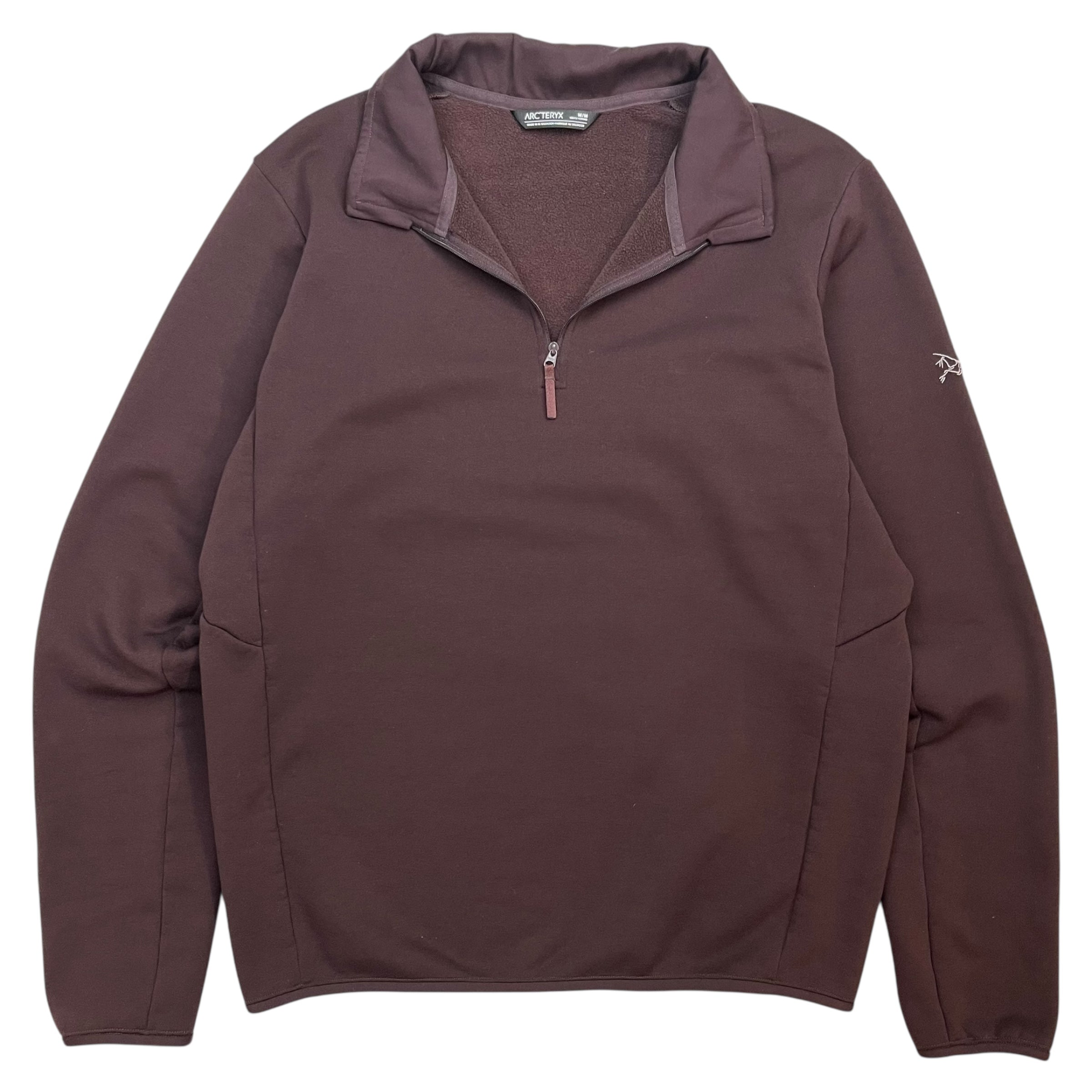 Arc’teryx Quarter Zip Burgundy Red