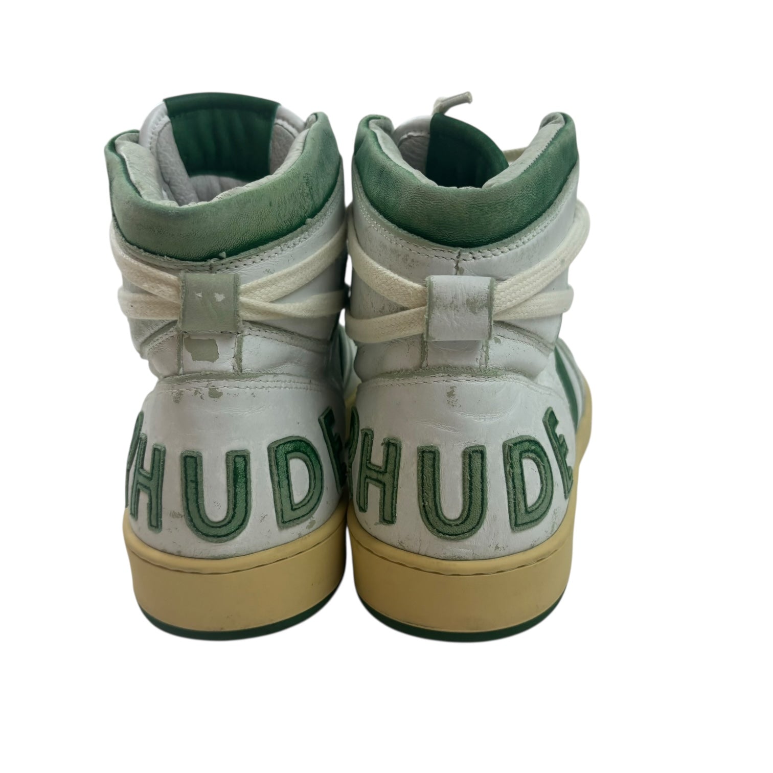 Rhude Rhecess Hi White Green (Used)