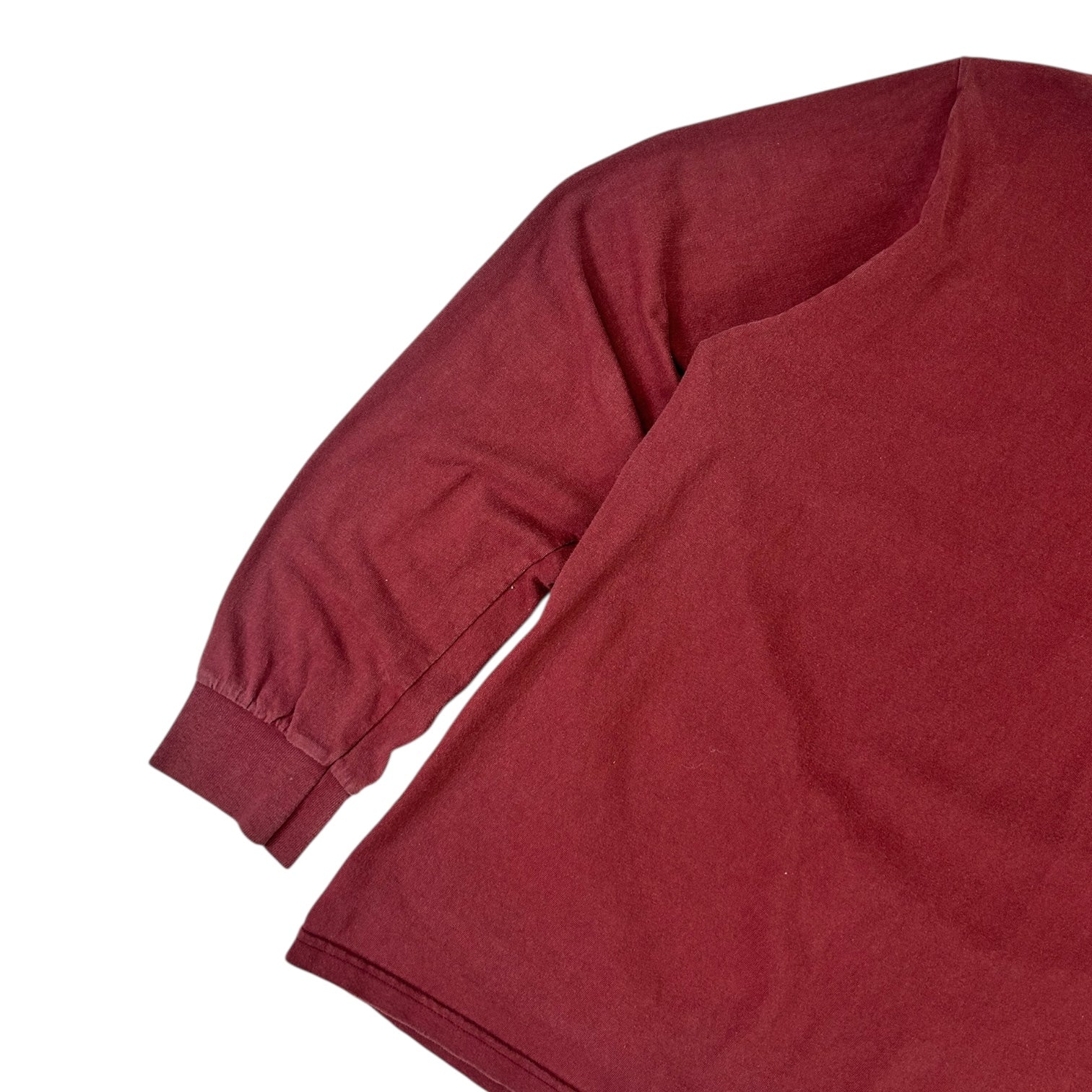 Stussy Vancouver Chapter Long Sleeve Shirt Maroon