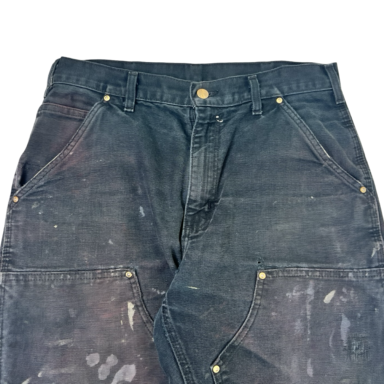 Vintage Carhartt B01 BLK Double-Front Work Trousers