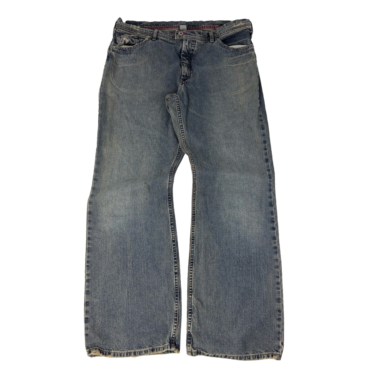 Vintage Y2K Silver Jeans Single Pocket Baggy Denim