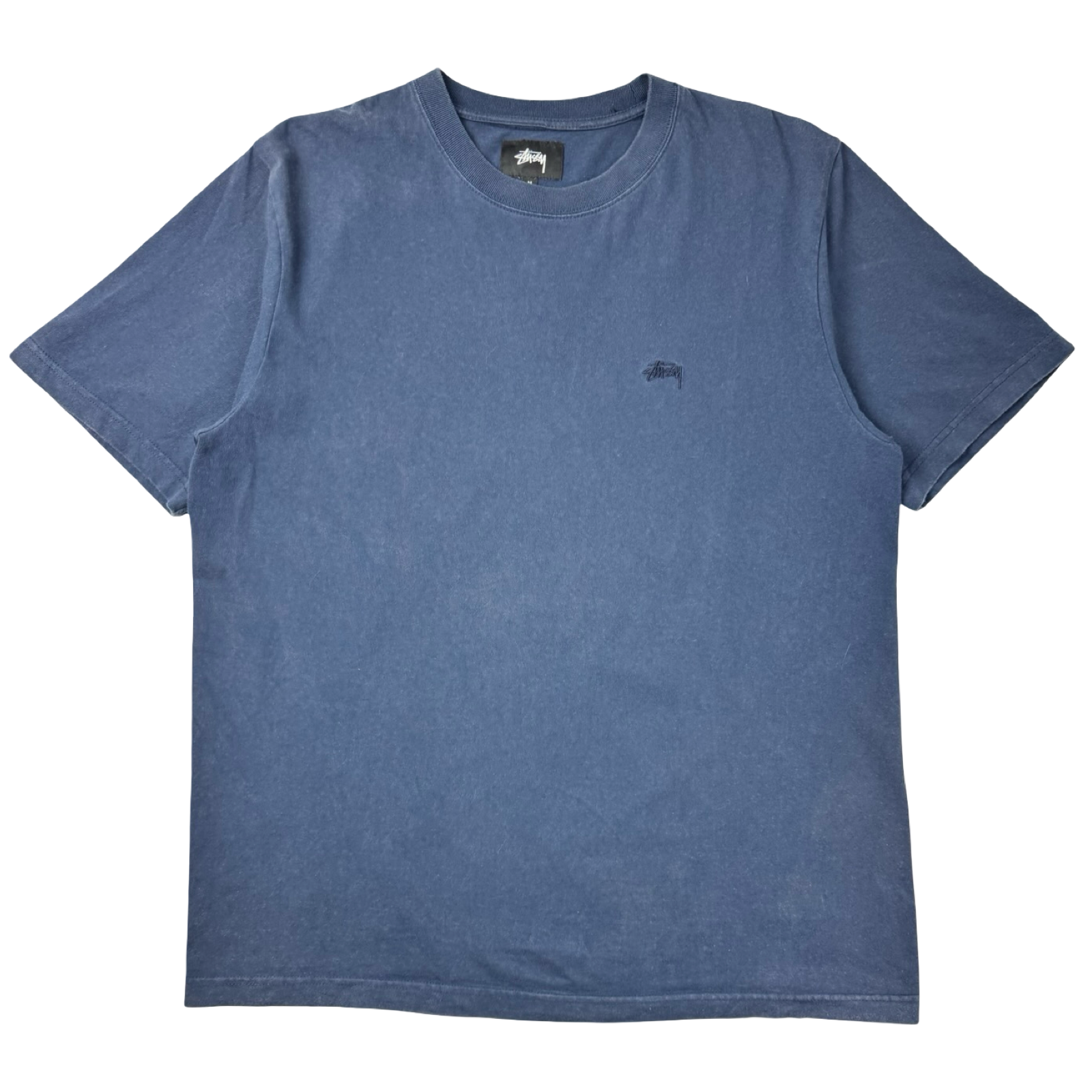 Stussy Pocket Script T-Shirt Navy