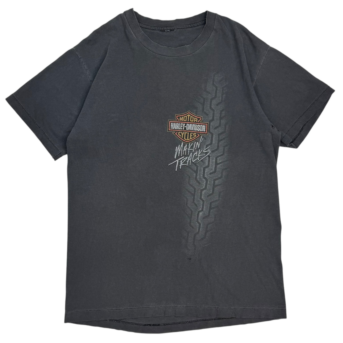 1997 Harley Davidson “Makin’ Tracks” Montreal Tee Faded Blaxk