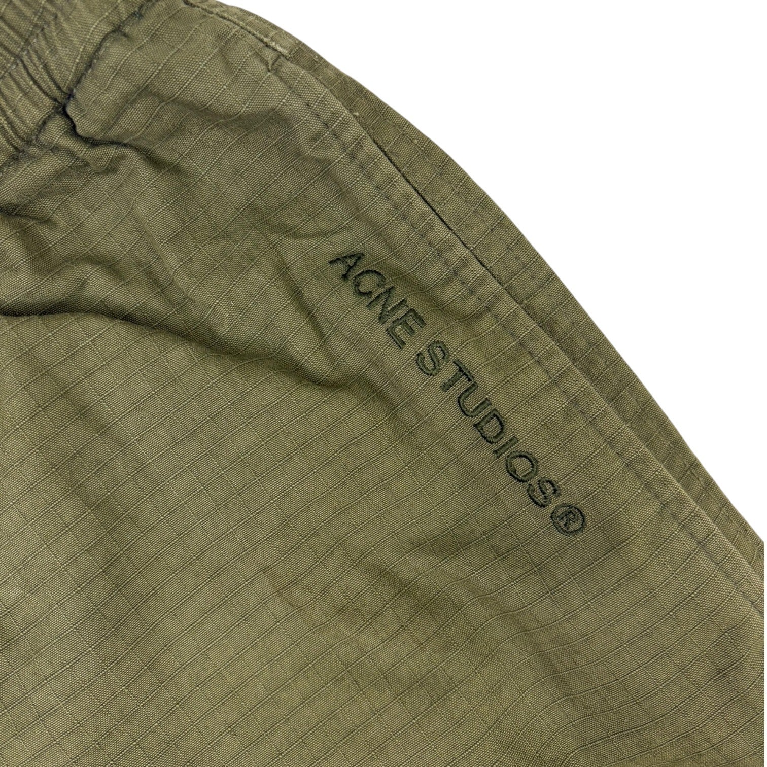 Acne Studios Ripstop Fatigue Pant Green
