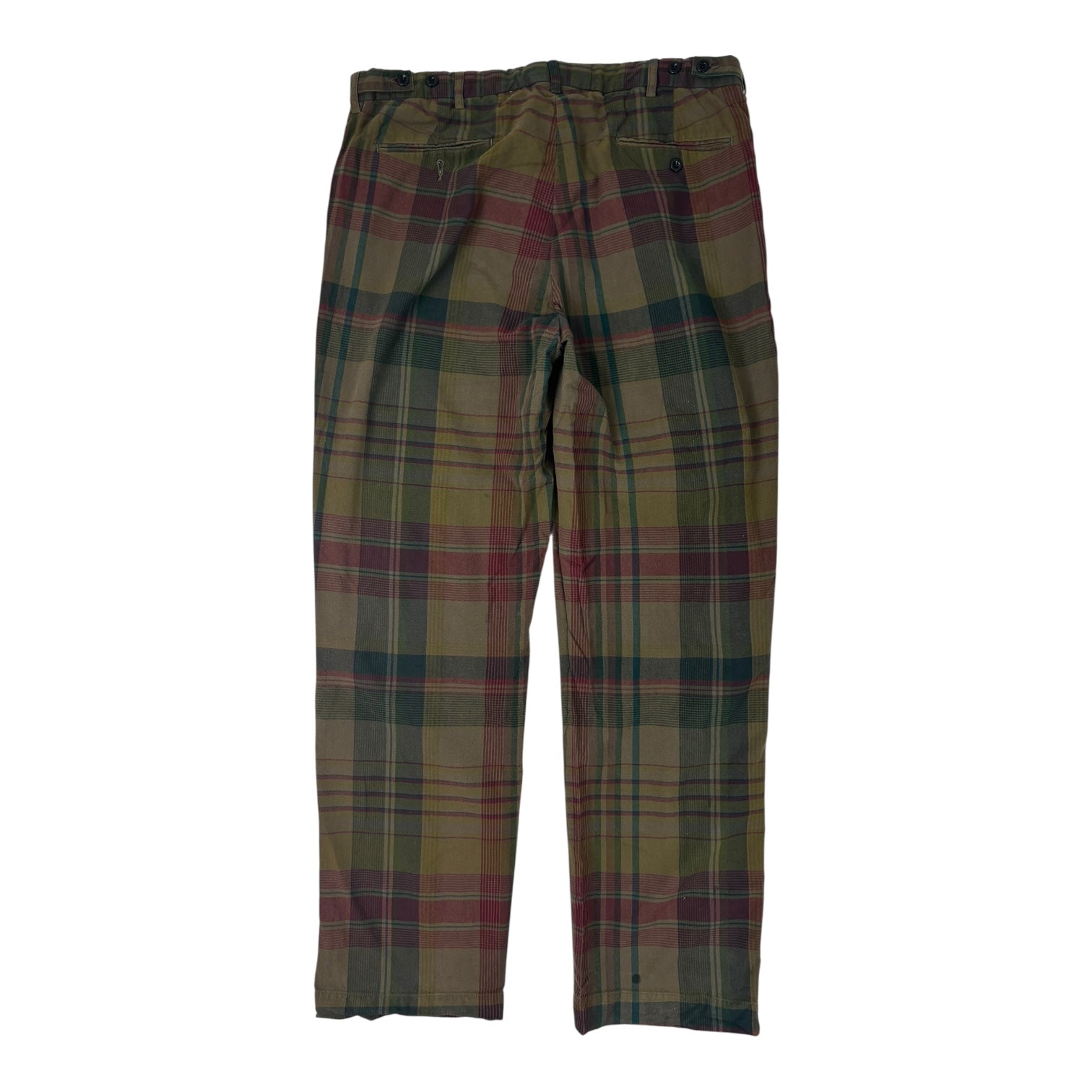 Vintage Polo Ralph Lauren Plaid Trouser Green